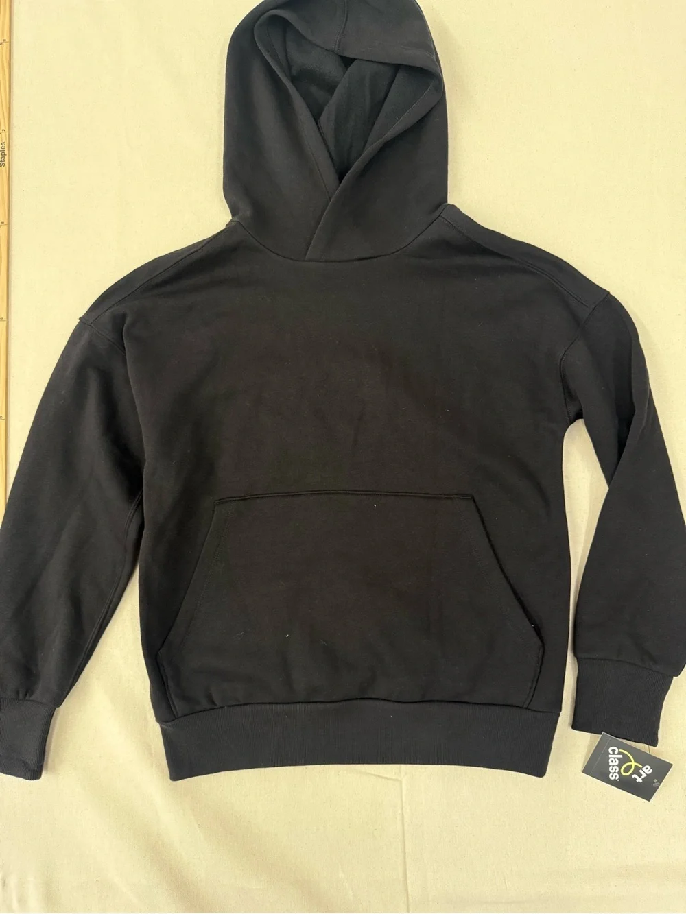 art class Black Hoodie with White Interior Print